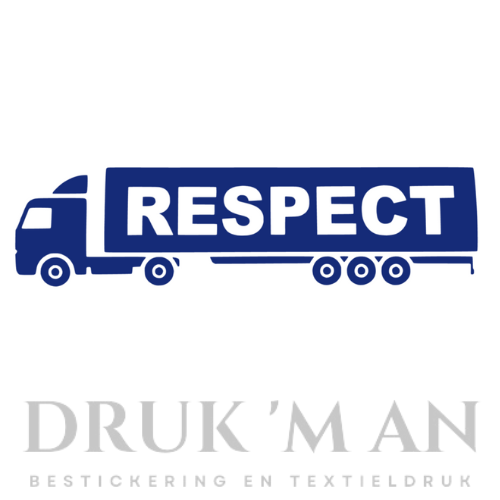 Respect vrachtwagen sticker