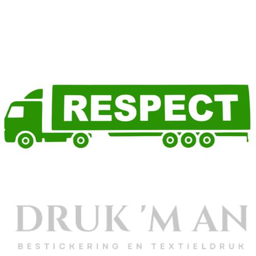 Respect vrachtwagen sticker