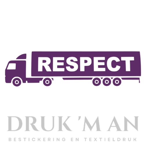 Respect vrachtwagen sticker