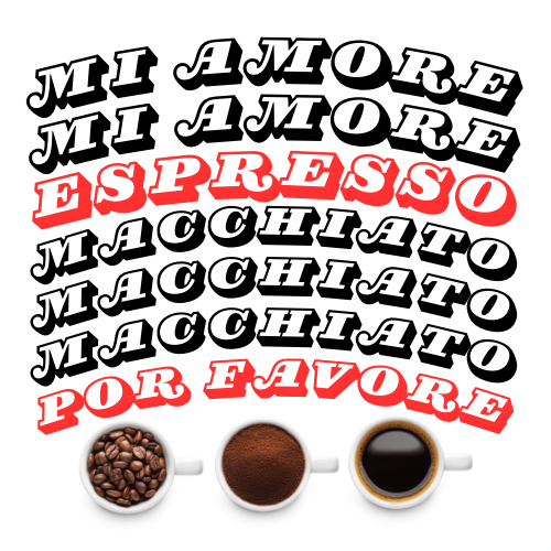 Espresso macchiato beker - song festival