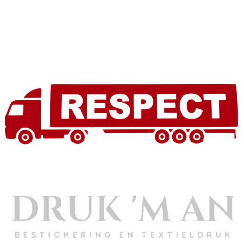 Respect vrachtwagen sticker