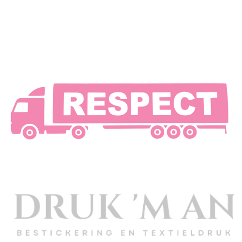 Respect vrachtwagen sticker