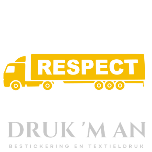 Respect vrachtwagen sticker