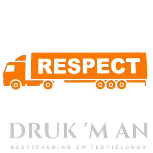 Respect vrachtwagen sticker