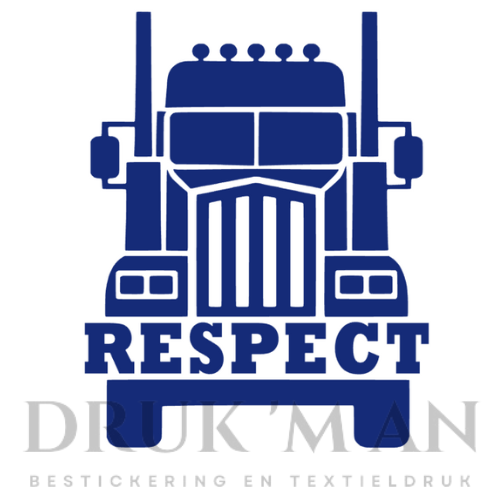 Respect vrachtwagen sticker