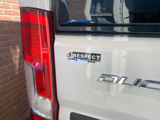 Respect vrachtwagen sticker