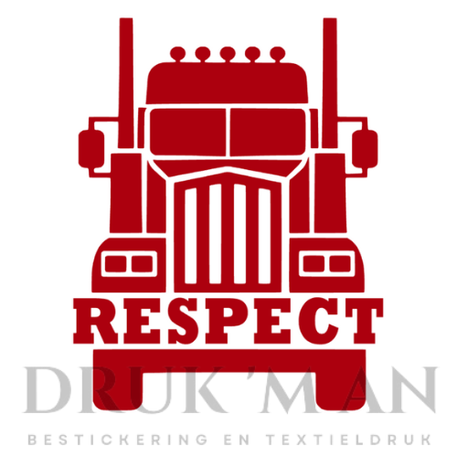 Respect vrachtwagen sticker