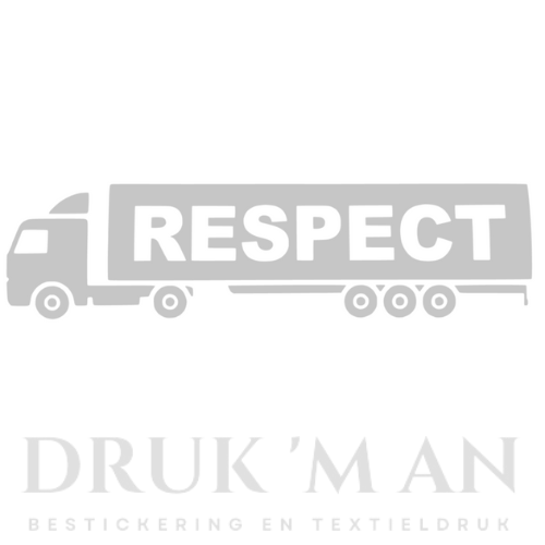 Respect vrachtwagen sticker