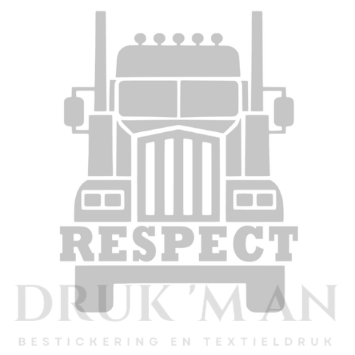 Respect vrachtwagen sticker