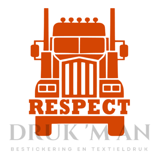 Respect vrachtwagen sticker