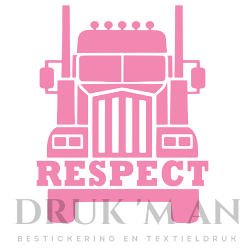 Respect vrachtwagen sticker