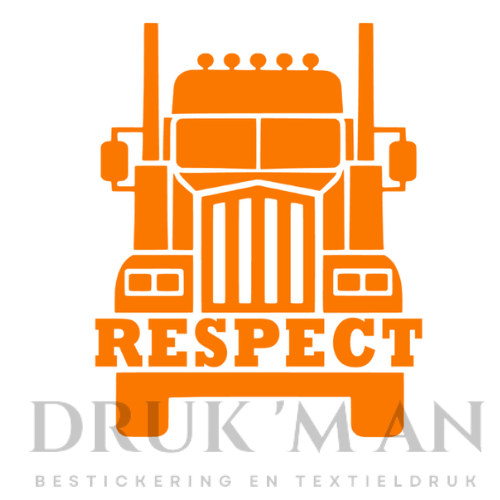 Respect vrachtwagen sticker